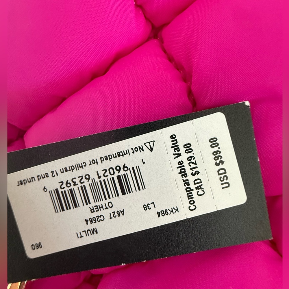 Kate Spade MSRP $99 rainbow, keychain bag charm key, ring, key fob NWT - Picture 10 of 10